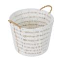 Kmart White Paper Rope Round Basket