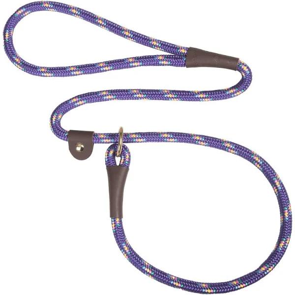 Mendota Pet Slip Leash - Large 1/2" - Purple Confetti