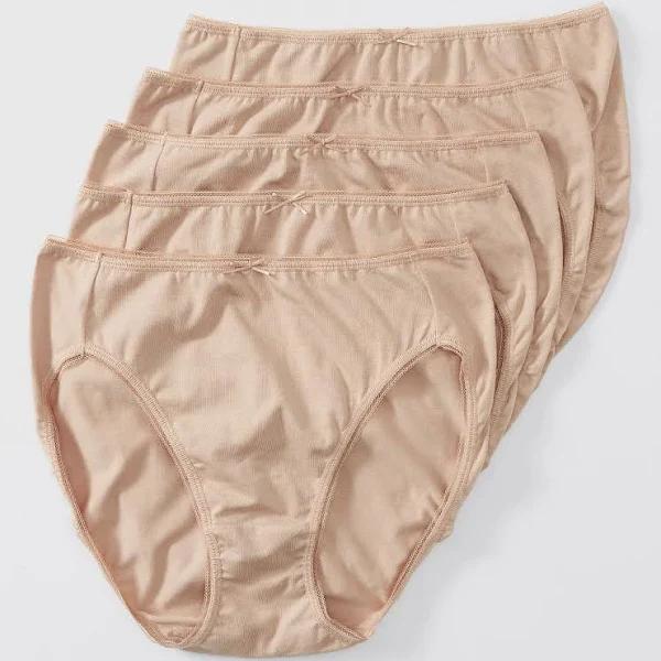 Target Woman 5 Pack High Cut Briefs; Style LHF191292 | Brown | Size 14