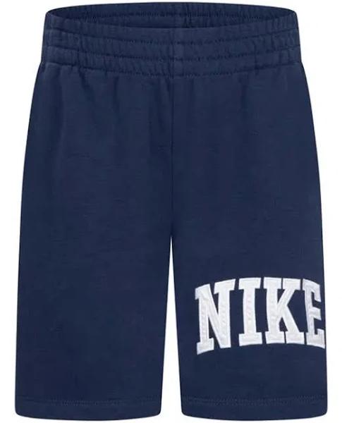 Nike Junior Kids Sportswear Club Arch Shorts Navy/White 5