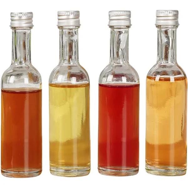 24 x Mini Glass Liquor Bottle 55ml | Wedding Favours Jars Party Bonbonniere Jar - AfterPay & zipPay Available