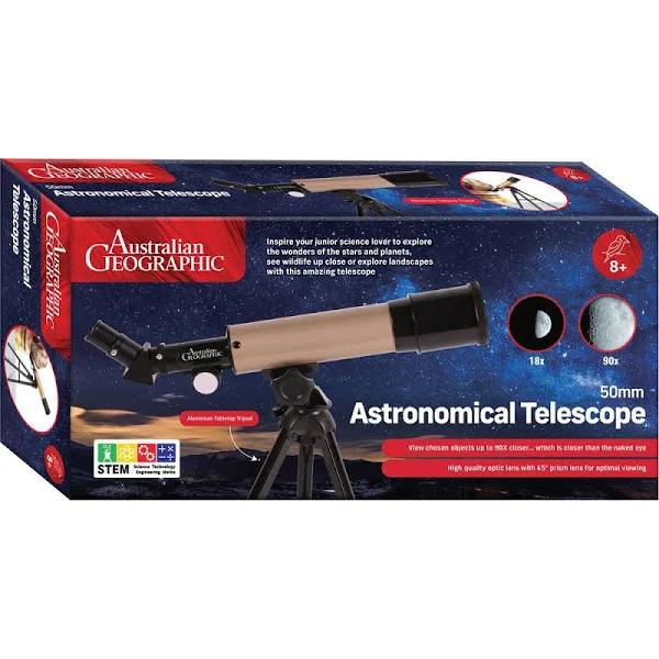 Australian Geographic - 50mm Astronomical Telescope