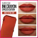 Maybelline Superstay Ink Crayon Lipstick Spiced Up - Rise to The Top