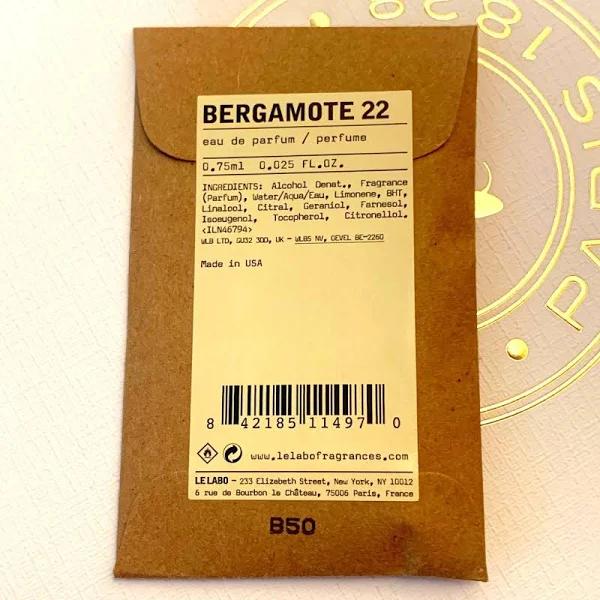 Le Labo Bath & Body | Le Labo Original Perfume Samples | Bergamot 22 | Color: Cream | Size: Osau | Son0002's Closet