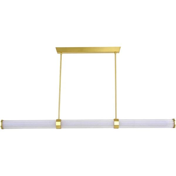 Presly 1500mm LED Colour-Shifting Pendant in Brass