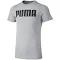 Essentials Small Logo Men's T-Shirt in Medium Gray Heather, Size XL, Cotton by Puma