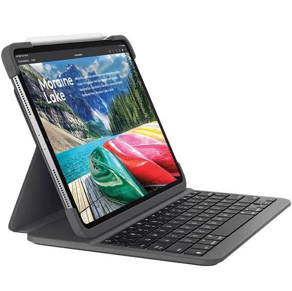 Logitech Slim Folio Pro Bluetooth Keyboard Case For iPad Pro 11”