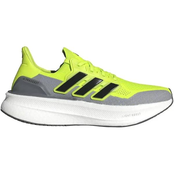 Adidas Running Ultraboost 5 Trainers in Green and White-Yellow