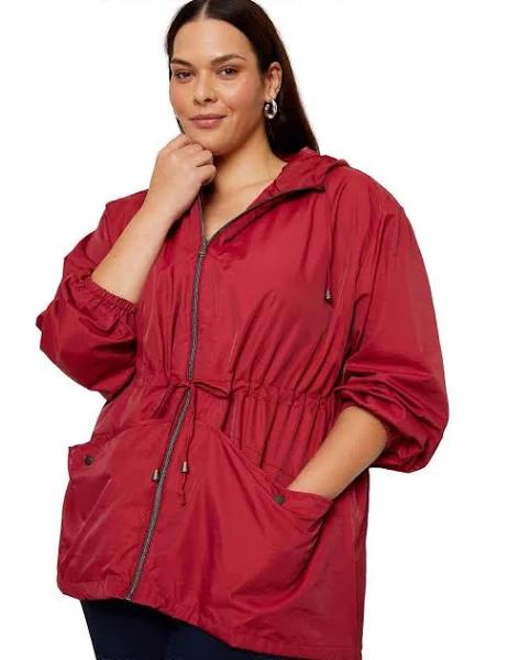 Autograph Long Sleeve Longline Anorak Jacket - Size 14 - Womens