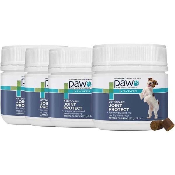 300gm Osteocare Joint Protect Chews For Small Dogs Paw by Blackmores (74gm x4) by Budget Pet Products