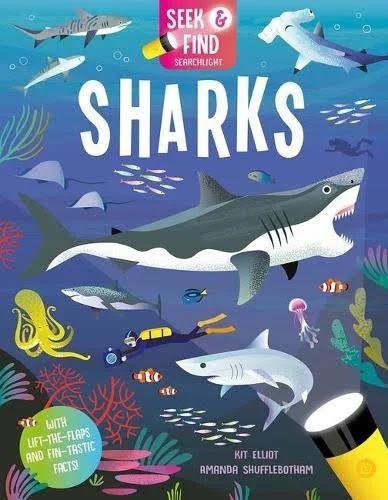 Seek and Find Sharks by Kit Elliot