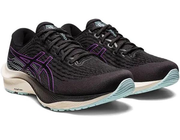 ASICS Women's Gel-Kayano Lite 3 - Running Shoes - Black/Cyber Grape 13