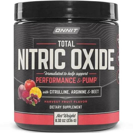 ONNIT Total Nitric Oxide Harvest Fruit Flavor 8.32 oz (236 g)