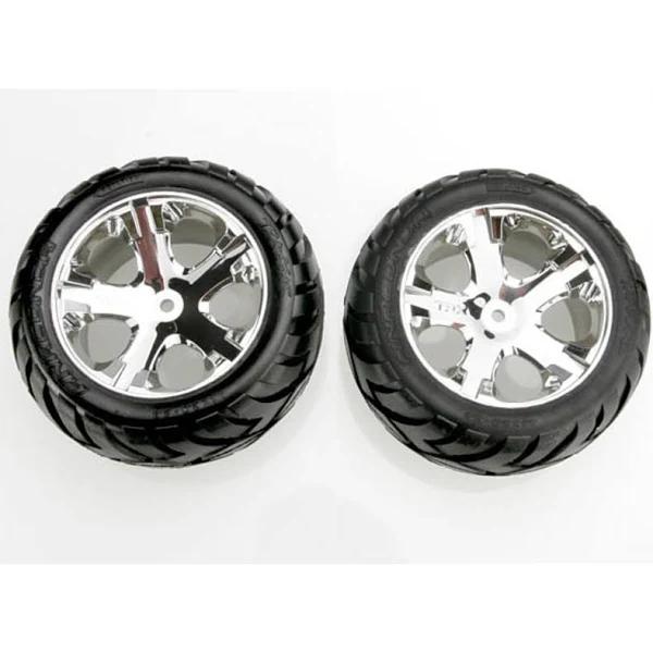 Traxxas 3773: Tires & Wheels, Assembled, Glued