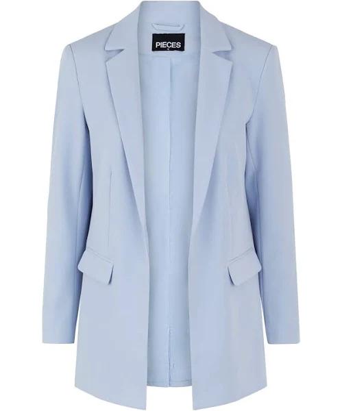 Pieces Bossy Loose Blazer Blue M Woman 17114792-KentuckyBlue-M