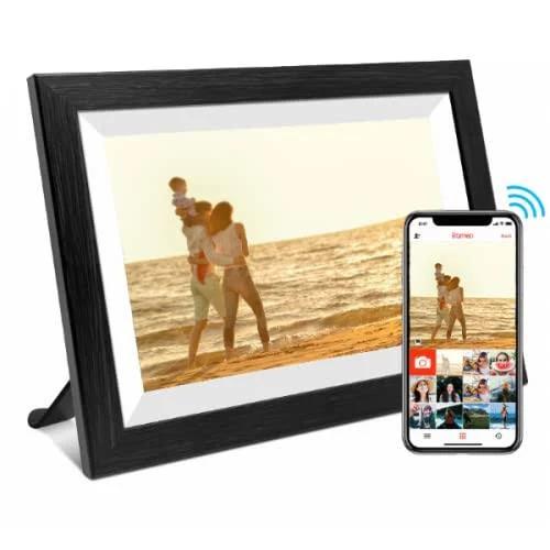 LuvLink Digital Photo frame! Black Smart Frameo Wifi Connected Photo Frame - 10 Inch, 1280x800, 16 GB. Send Photos To Your Loved Ones from Anywhere!