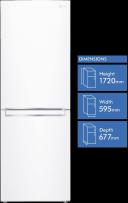 LG GB-335WL 306L Bottom Mount Fridge (White)