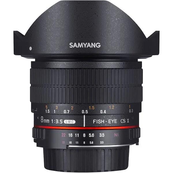 Samyang 8mm f/3.5 Cs II Fisheye Lens for Pentax