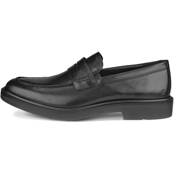 ECCO | Men's Metropole London Penny Loafer | Size 12 | Leather | Black