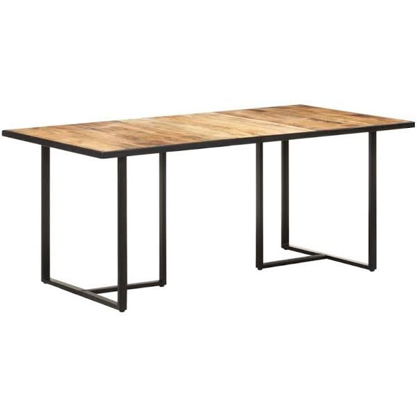 vidaXL Dining Table 180 cm Rough Mango Wood