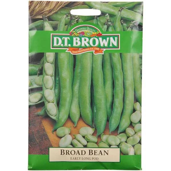 Mr Fothergills Early Long Pod Broad Bean Seeds 25g