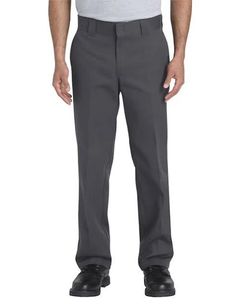 Dickies 873f Flex Slim Fit Straight Leg Work Pants - Charcoal, 31