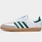 Adidas Samba Collegiate Green Shoes - Size 7 - Collegiate Green/White