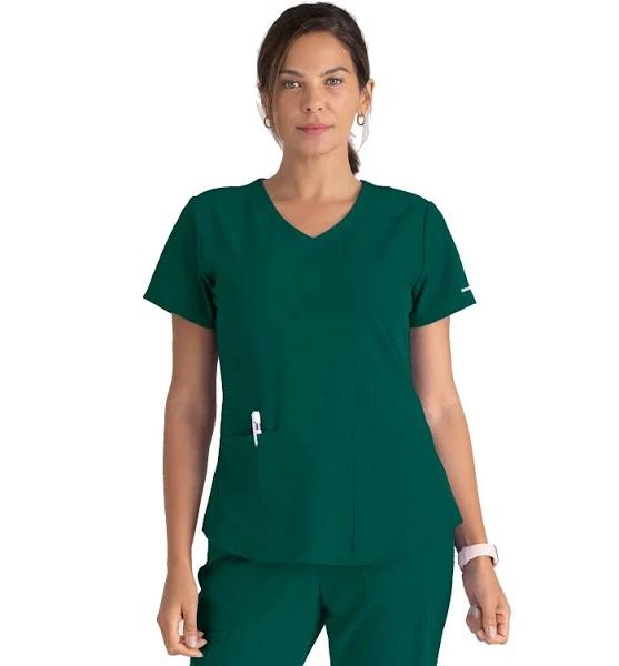 Ladies Breeze Scrub Top L / 37 Hunter