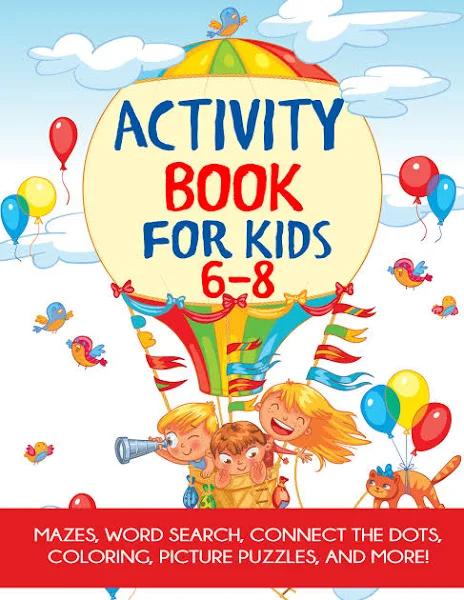 Activity Book For Kids 6-8