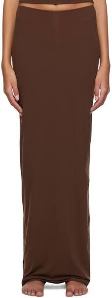 SKIMS Brown Fits Everybody Maxi Skirt