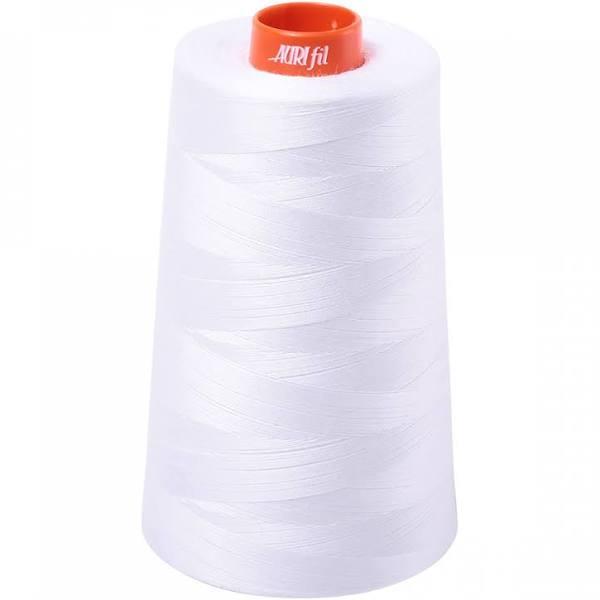 #2024 White Aurifil Cotton Thread - 50wt Cone