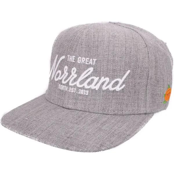 SQRTN - Grey Snapback Cap - Great Norrland Grey Snapback @ Hatstore