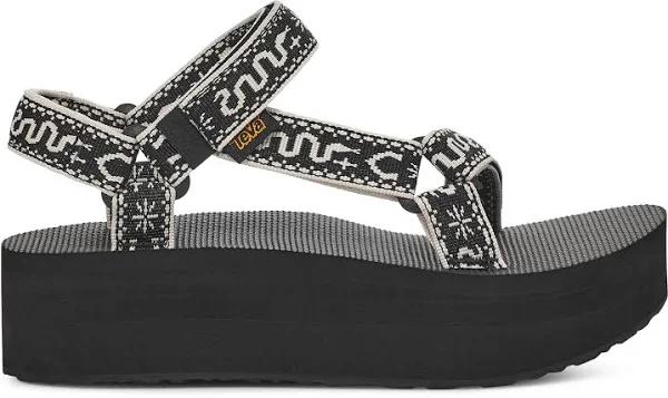 Teva Black Flatform Universal Sandals