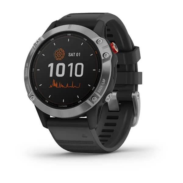 Garmin Fenix 6 Solar GPS Silver/Black Band