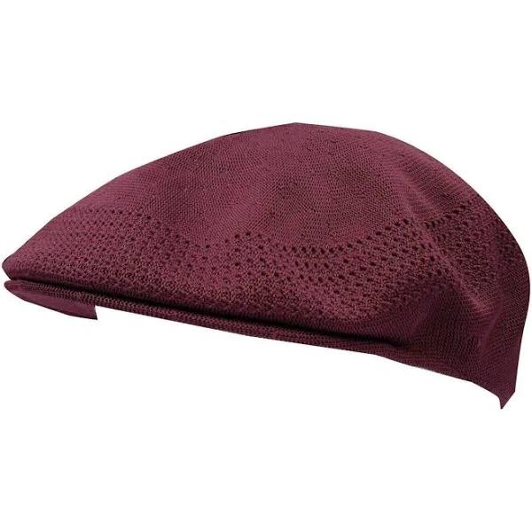 Kangol Tropic Ventair 504 Ivy Cap 0290BC Classic Summer Vintage Flat Driving Hat - Oxblood - S