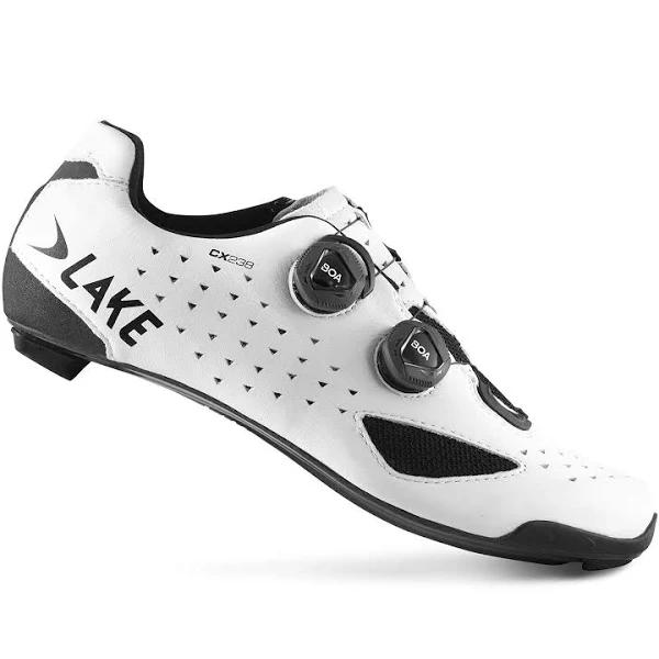 Lake CX 238 Road Shoes - White/White 43