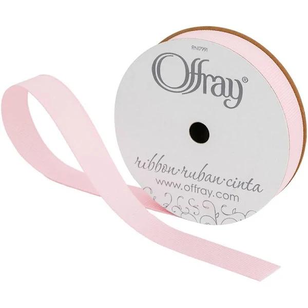 Offray Grosgrain Ribbon 5/8"X18'-Shocking Pink