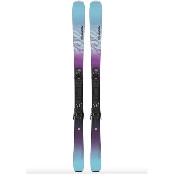 Salomon Stance W 80+m10 GW L80 Alpine Skis Purple 141