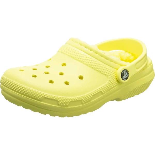 Crocs Classic Lined Clog; Sulphur, W7/M5