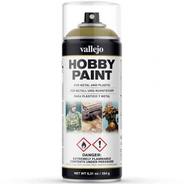 Vallejo 28001 Aerosol Panzer Yellow 400ml Hobby Spray Paint