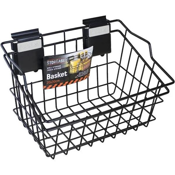 Storease Garage Wall Storage Basket Rust Proof, Black- 8x12, 12x18 Or