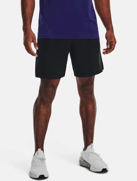 Under Armour Woven Graphic Shorts Black Blue - S