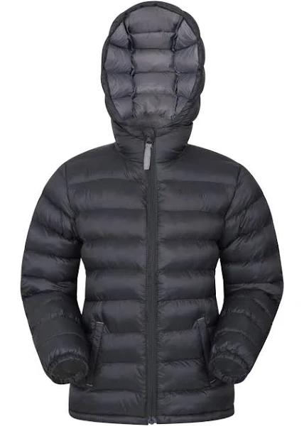 Mountain Warehouse Seasons Kids Water Resistant Padded Jacket - Black | Size 2-3