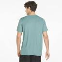 Performance Cat Men's T-Shirt in Mineral Blue, Size Small, Polyester by Puma