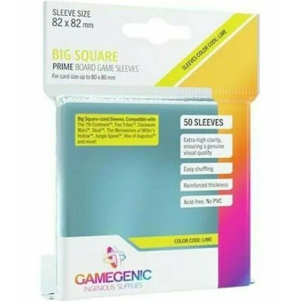 Gamegenic Prime Big Square Sized 82 x 82 mm - 50 Sleeves