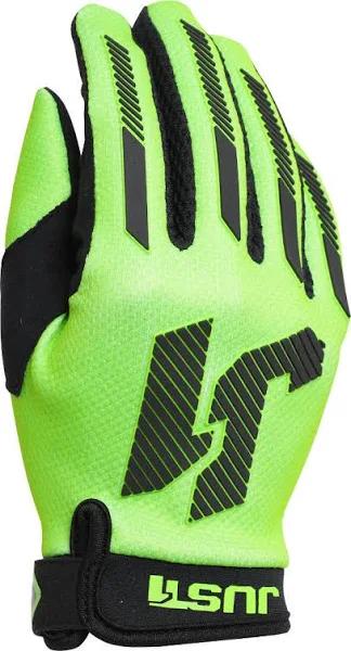 Just1 J-Force x Fluro Green Gloves - L