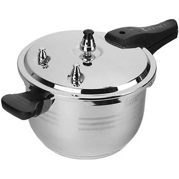 2x 8L Commercial Grade Stainless Steel Pressure Cooker