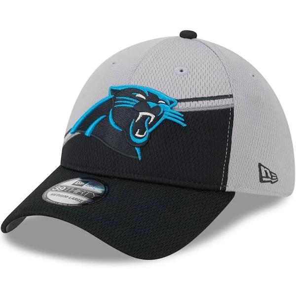 New Era 39Thirty Cap - Sideline 2023 Carolina Panthers Grey S/M