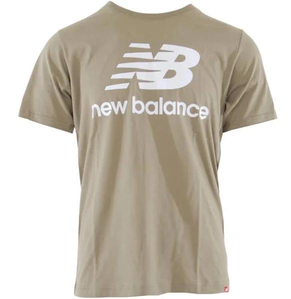 New Balance Essentials Stacked Logo Tee Mens