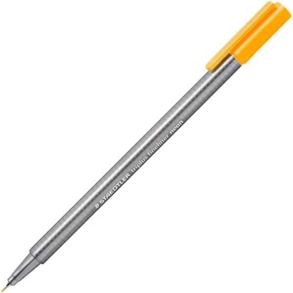 Staedtler Triplus Fineliner Pen 334 401 Neon Orange Pack of 10